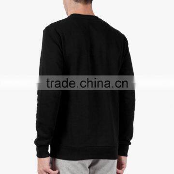 Man PU Leather Cotton Blend Embriodered Pullover Men Bulk Blouse Top photo-3
