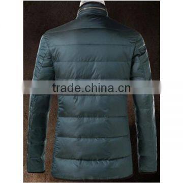 2015 Factory Price Men's Black Sheepskin Leather Jacket Down Jacket Winter Season photo-4