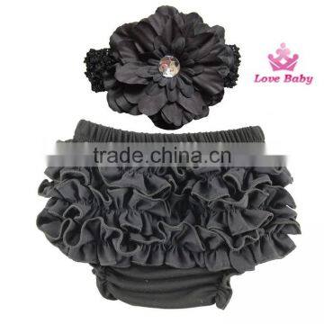 Comfort Toddler Girls Lace Ruffle Shorts Pant 6-18M Bloomers Nappy Cover Tutu Shorts Bottoms LBS5052502 photo-2