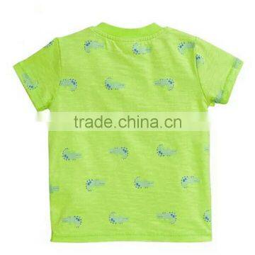 Custom Cute Alligator Print Child Boy Tshirt photo-2