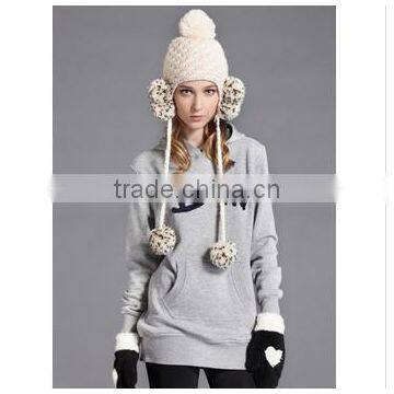Hot Selling Women Fashion Design Tall Hoodies Wholesale photo-3