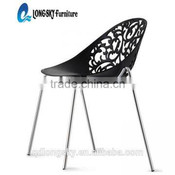 LS-4002 Canteen Stackable Polypropylene Plastic Forest Replica Vegetal Chair