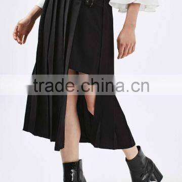 Fashion Pleated Women Divided Skirt Women Long Skirt photo-2