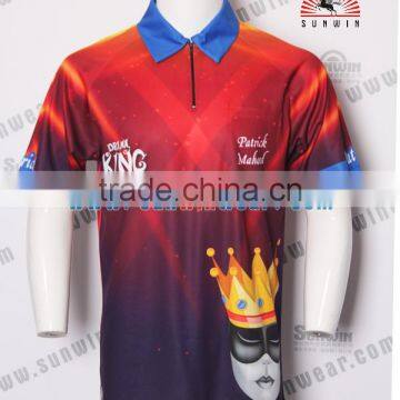 breathable polyester fishing shirts custom sublimation long sleeve fishing jersey