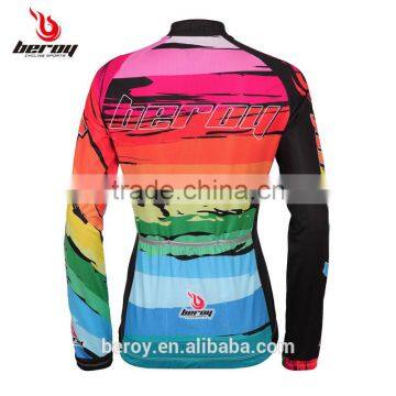 BEROY Ladies Cycling Long Sleeve Jersey,sun Protective Cycling Long Sleeve Shirt photo-3