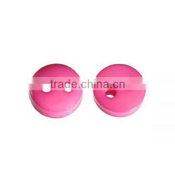 Resin Sewing Buttons Scrapbooking 2 Holes Round Fuchsia 6mm Dia photo-3