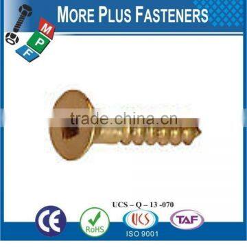 Made in Taiwan Flat Head Square Drive Robertson Wood Screw photo-4