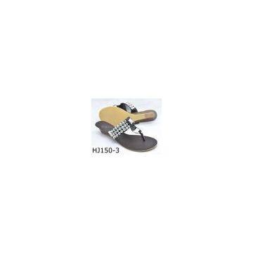 Ladies' Sandal(HJ150-3 BLACK)