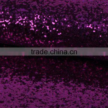 Over 10 Years Experience Fluorescence Color Purple Glitter Fabric photo-4