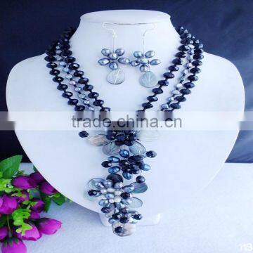 A-4148 Beauty 2016 Wedding Beads Flower Necklace