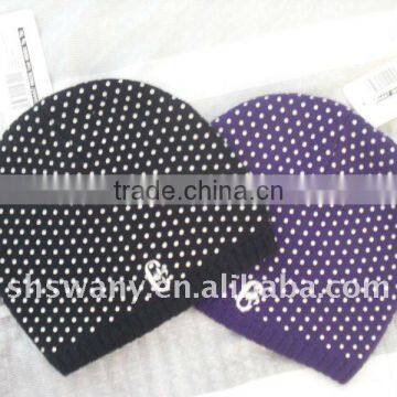 2012 SWANY-05 fashion new style women 's purple dot hat