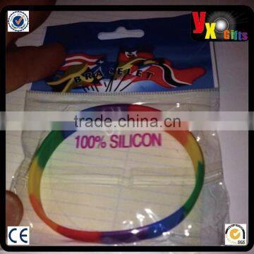 Gay PRIDE Rainbow LGBT Wristband Silicone/hot sexi photo image