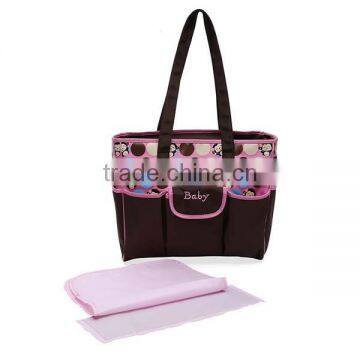 Polka Dot High Quality Shoulder Baby Mummy Bag photo-4