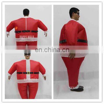 HI CE 2017 Christmas inflatable Santa dress for adults