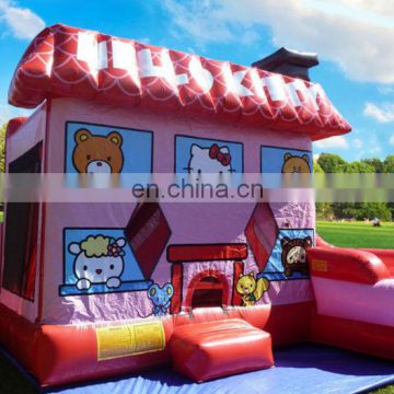 Popular hello kitty inflatable bouncer combo