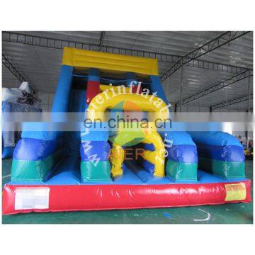 2017 Aier double tunnel inflatable water slide with a pool/commercial inflatable slide for sale