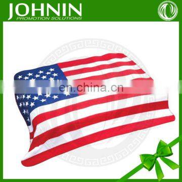 Soft feel Eco-friendly high quality low price polyester flag blankets