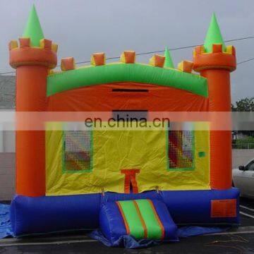 Inflatable Royal Castle Combo Twist / Inflatable Bounce Castle With Slide / Inflatable Royal Castle Slide