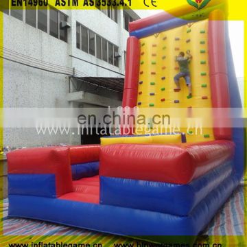 Inflatable outdoor bouncer climb wall