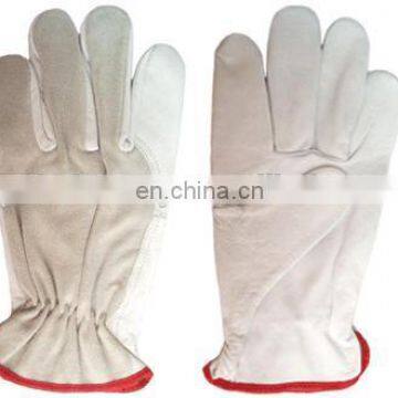 Cowhide Crust suede Leather Gloves 707 working gloves Ri-WG-64-A