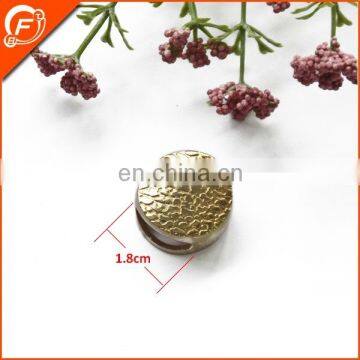 fashion round shape metal garment accessories