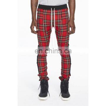 men tarpan wool plaid trouser sweat track pants men wholesale oem oed service.