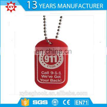 Custom 50x30mm Zinc Alloy Type Metal Dog Tag Factory Direct Sell photo-2