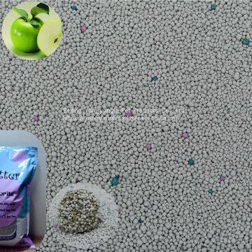 Less Dust and Strong Odor Control Bentonite Cat Litter Added Apple Scent