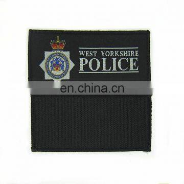 Custom Woven Military Patches Adhesive Hook and Loop Fastener Patch