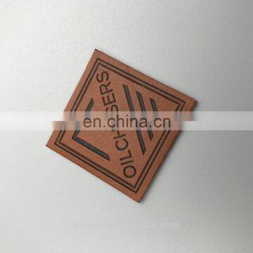 Custom Fake Labels Faux Leather Labels photo-3