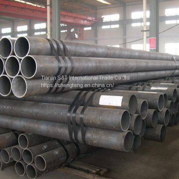 ASTM A106 GR.B carbon seamless steel pipe with black painted