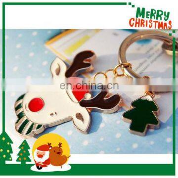 BEST SELLING CHRISTMAS ITEMS, METAL REINDEER KEYCHAIN, CHRISTMAS KEYCHAIN