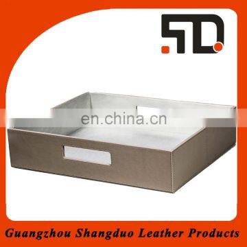 Quality Supplier Excellect Handmade Leather Restaurant Serving Trays