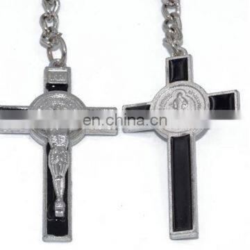 Jesus Metal Cross Keychain photo-3