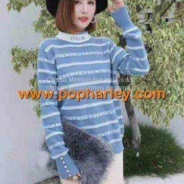 factory wholesale woman velvet mink sweater