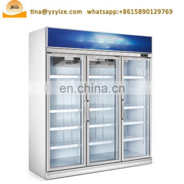 High Speed Fan Motor Display Glass Door Refrigerator Freezer