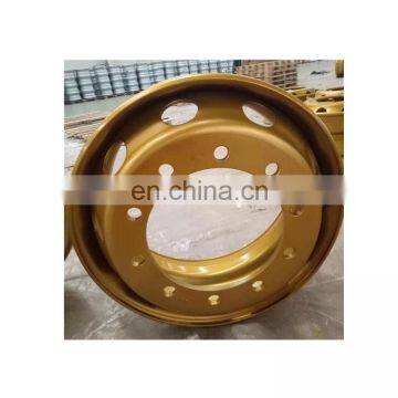 22.5*9.00 TS16949 tubeless steel truck rims from China manufacturer with low price