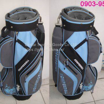 14 way top divider with handle custom made OEM ODM golf bag