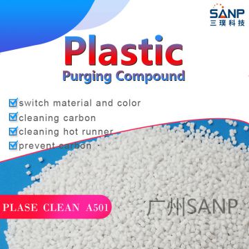 SANP purging compound for blow bottle machine PP PE screw color line cleaning