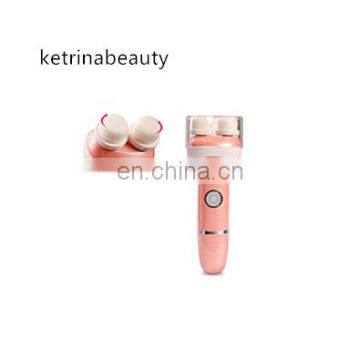 Wholesale Factory Price Electric Rotating Face Beauty Device Best Facial Cleansing Brush For Acne photo-3