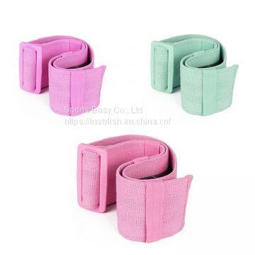 Adjustable Size Custom Private Label Logo Elastic Fabric Hip Band Circle Elastic Bands