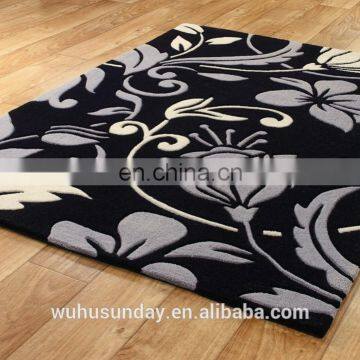 Beautiful Round Design Tianjin Factory Hand Tufted Tapis Floor Shaggy Carpet photo-2