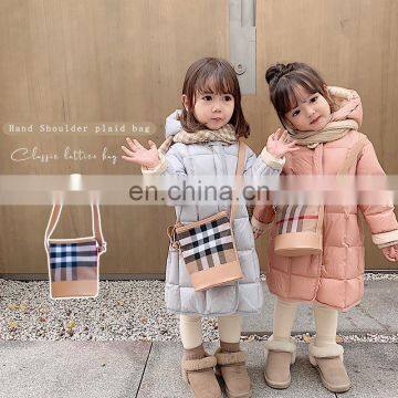 6392/ Hot Sales Fashion Kids Shoulder Bag Khaki All-matched High Quality Girl's Bag photo-5