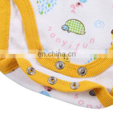 Fashion Cartoon Printed Newborn Baby 100% Cotton Baby Boy Girl Clothes Romper photo-5