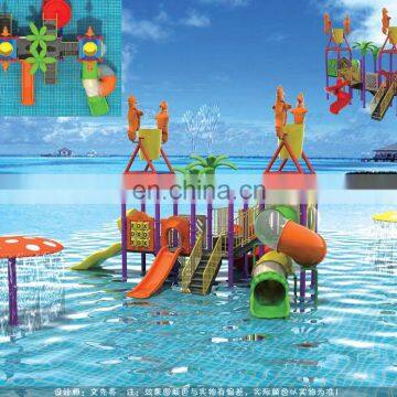 Tongyao New Water Park for Sale, Plastic Slide With Water Park