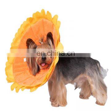 Wholesale cute anti-licking adjustable protective pet E-collar dog and cat elizabethan collar