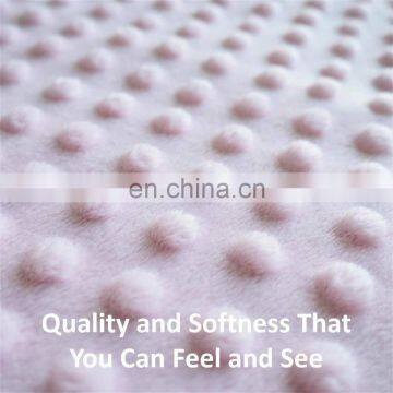 Premium Soft Plush Lightweight Unicorn Pink Minky Dot Toddler Baby Newborn Blanket 30"x40" for Girls photo-5