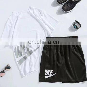 Summer Men Polyester Fiber Suit for Outdoor Running Wear Quick Dry photo-5