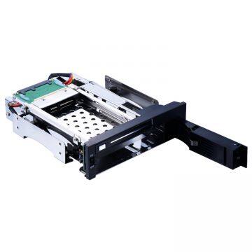 Unestech 2.5+3.5in SATA Tray-less SSD Hdd Mobile Rack for 5.25in Optcial Drive Enclosure photo-5
