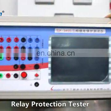 Auoto 3 Phase High Voltage High Precision Microcomputer  Protective Relay Testing Equipment